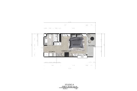 Condominio de 1 dormitorio en Bang Lamung, Tailandia № 165166 - foto 11