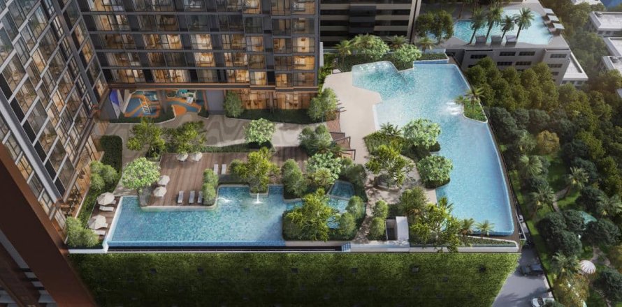 Condominio de 1 dormitorio en Bangkok, Tailandia № 166368