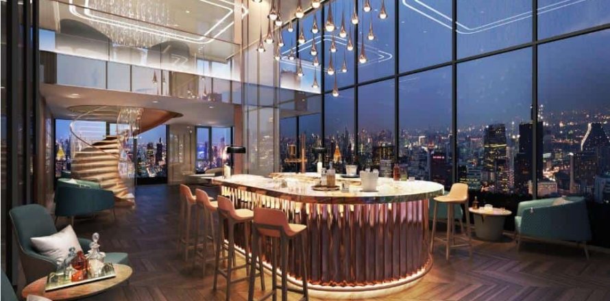 Condominio de 2 dormitorios en Bangkok, Tailandia № 166367