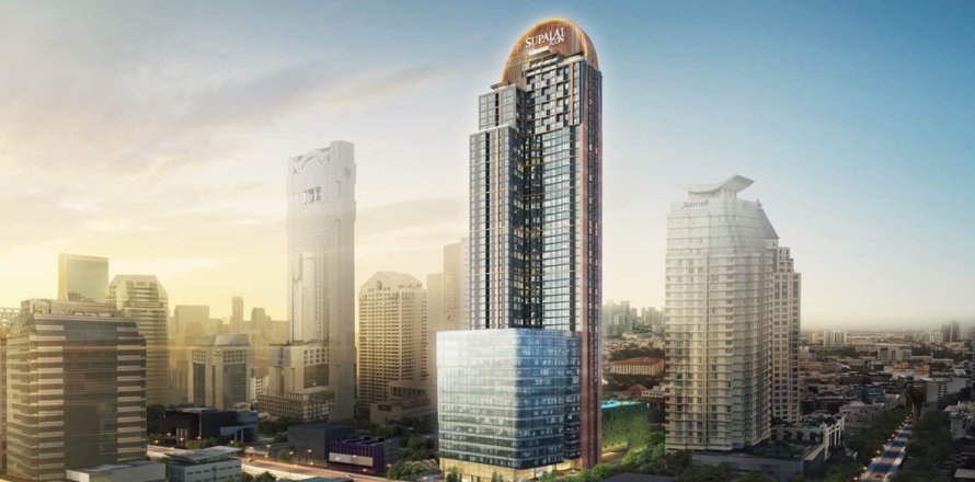 Condo à Bangkok, Thaïlande, 2 chambres № 166366