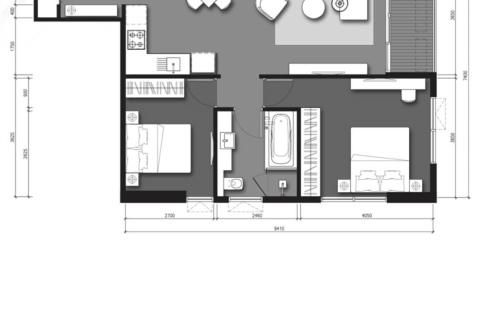 Condo in Bangkok, Thailand, 2 bedrooms № 188058
