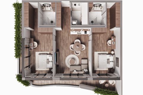 Condo sur Nai Harn Beach, Thaïlande, 2 chambres № 165658 - photo 23