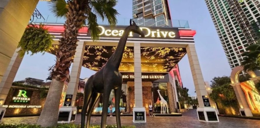 Condominio de 1 dormitorio en Pattaya, Tailandia en The Riviera Ocean Drive № 177818