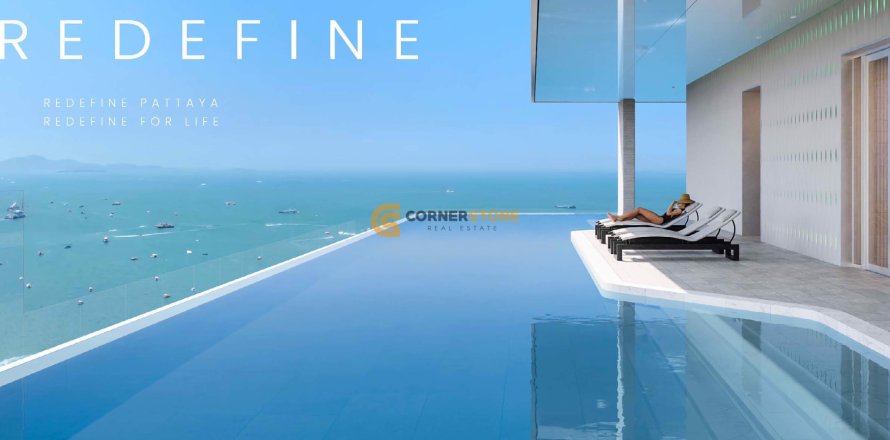 Estudio en el condominio en Pattaya, Tailandia № 146497