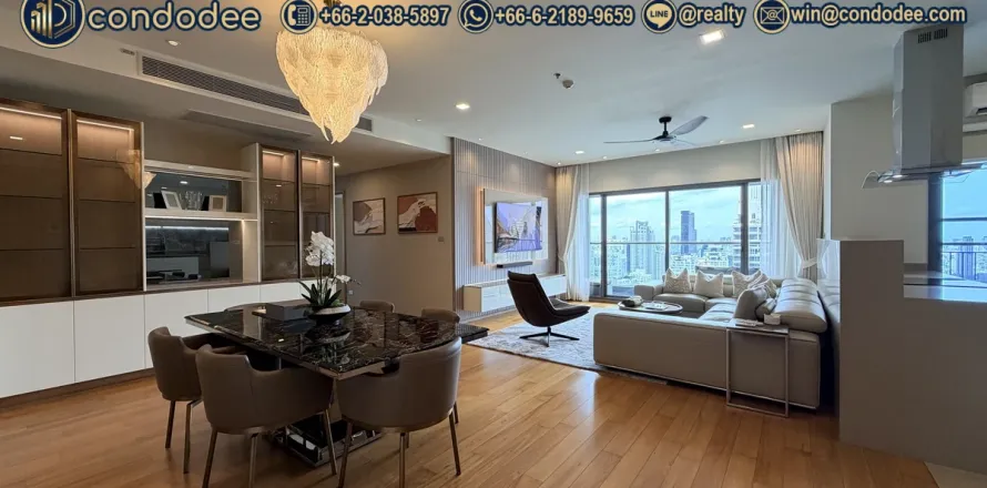 Condo à Bangkok, Thaïlande, 3 chambres № 225678