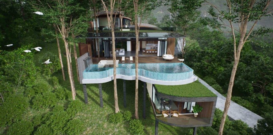 Chalet de 4 dormitorios en Phuket, Tailandia № 166718
