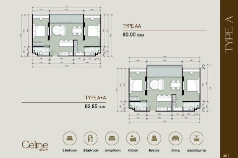 Condominio de 2 dormitorios en Pattaya, Tailandia № 169972 - foto 10
