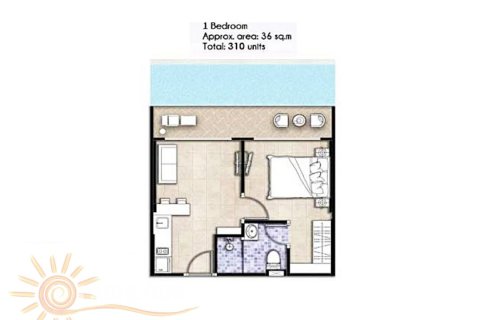 Condominio de 1 dormitorio en Mai Khao, Tailandia № 205760 - foto 5