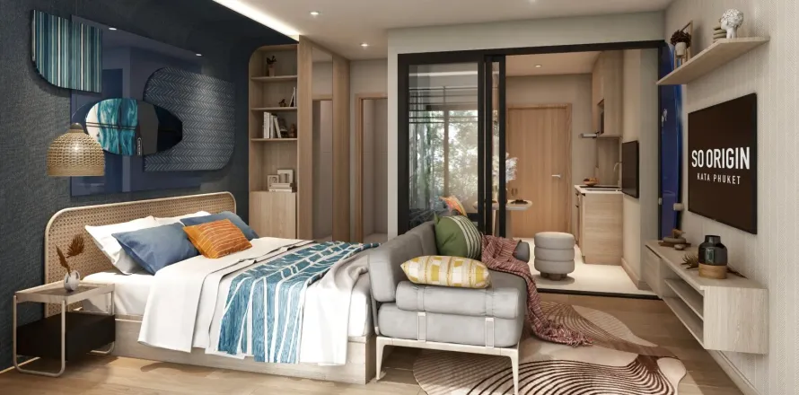 Condominio de 1 dormitorio en Kata, Tailandia № 134340