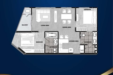 Condominio de 2 dormitorios en Kathu, Tailandia № 166018 - foto 12