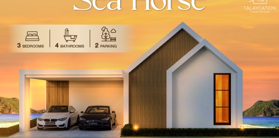 Villa in Pran Buri, Thailand 3 Schlafzimmer № 169990