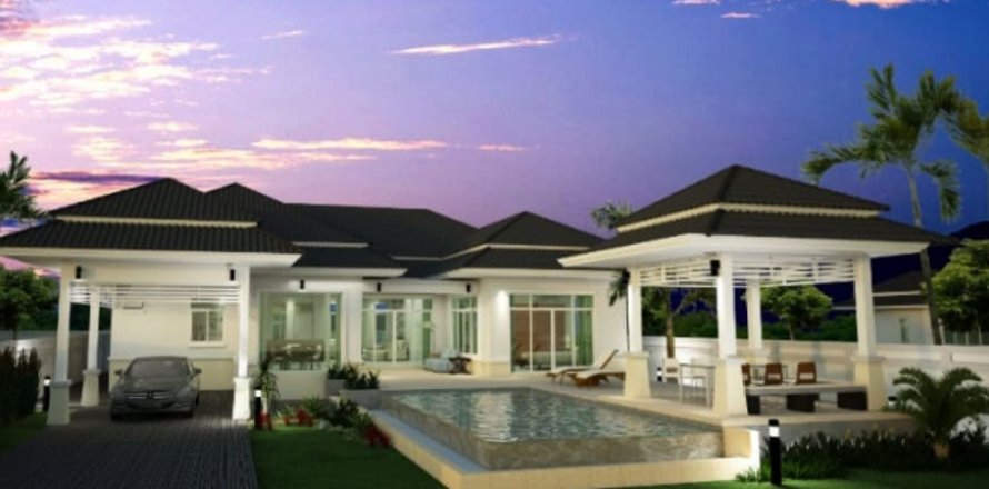 Chalet de 3 dormitorios en Sam Roi Yot, Tailandia № 165850