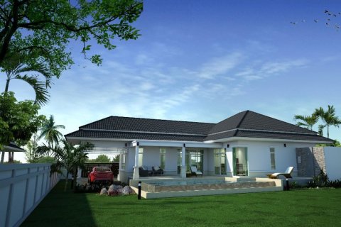 Chalet de 3 dormitorios en Sam Roi Yot, Tailandia № 165851