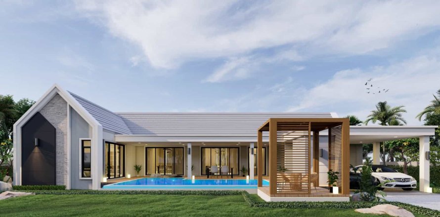 Chalet de 4 dormitorios en Hua Hin, Tailandia № 165790