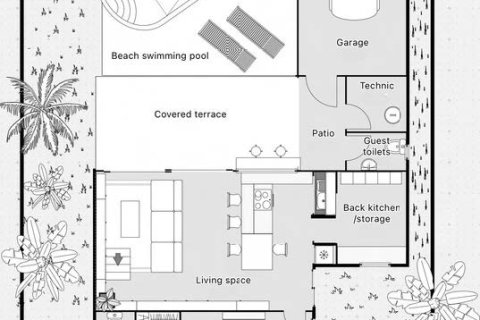 Chalet de 1 dormitorio en Koh Pha Ngan, Tailandia № 170258 - foto 19