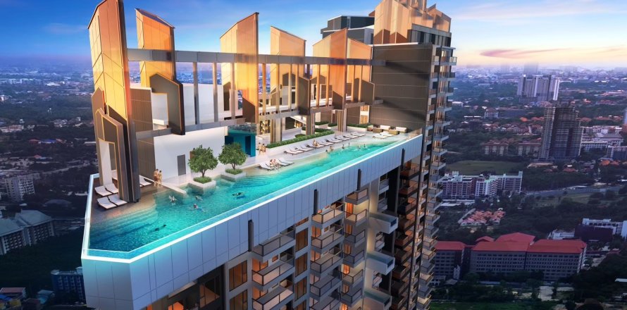 Condominio de 1 dormitorio en Jomtien Beach, Pattaya, Tailandia № 165522