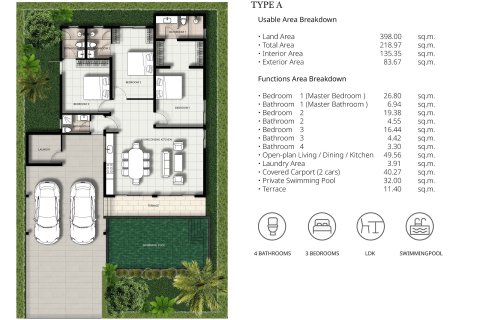 Chalet de 3 dormitorios en Hua Hin, Tailandia № 169887 - foto 6