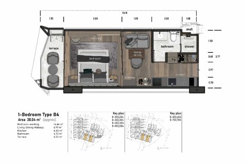 Condominio de 1 dormitorio en Kata, Tailandia № 169892 - foto 18