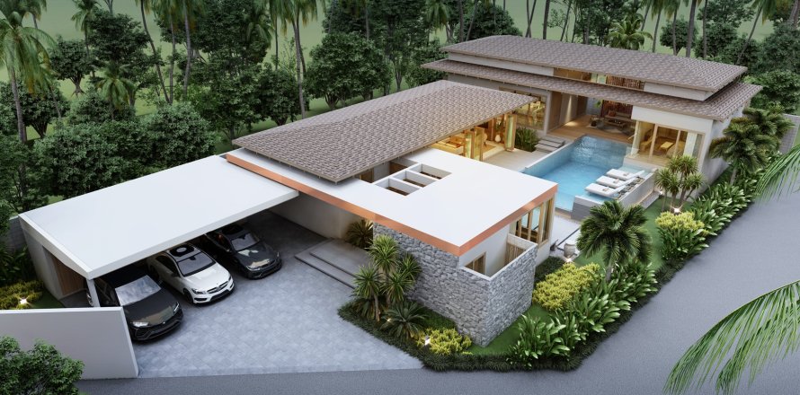 Chalet de 4 dormitorios en Bang Tao, Tailandia № 165701
