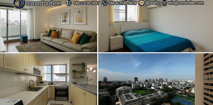 Condominio de 2 dormitorios en Ratchathewi, Bangkok, Tailandia № 201238
