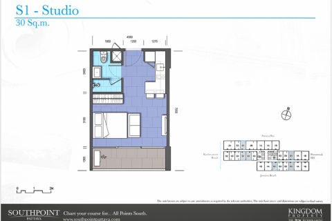 Estudio en el condominio en Pattaya, Tailandia № 205345 - foto 13