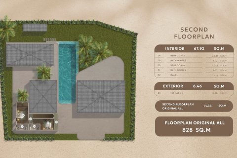 Villa in Bang Tao, Thailand 5 Schlafzimmer № 74479 - Foto 15