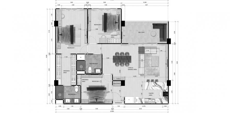 Sobre plano Zensiri Residences en Jomtien Beach, Pattaya, Tailandia № 133131 - foto 1
