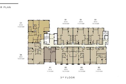 Eigentumswohnung in Bangkok, Thailand, 2 Schlafzimmer № 166977 - Foto 5