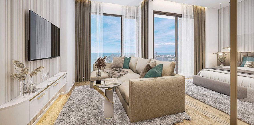 Apartamento de 1 dormitorio en Seaspire Jomtien, Pattaya, Tailandia № 164881