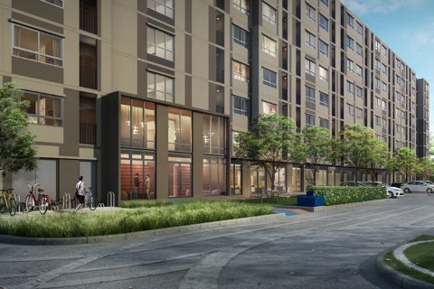 Sobre plano Plum Condo Samakkhi en Nonthaburi, Tailandia № 56222