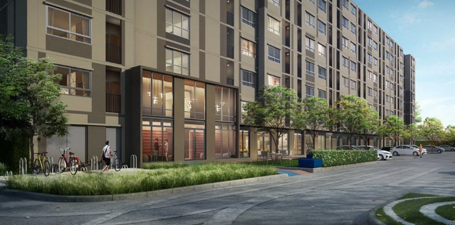 Sobre plano Plum Condo Samakkhi en Nonthaburi, Tailandia № 56222