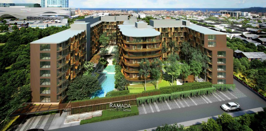 Estudio en el condominio en Pattaya, Tailandia № 184129