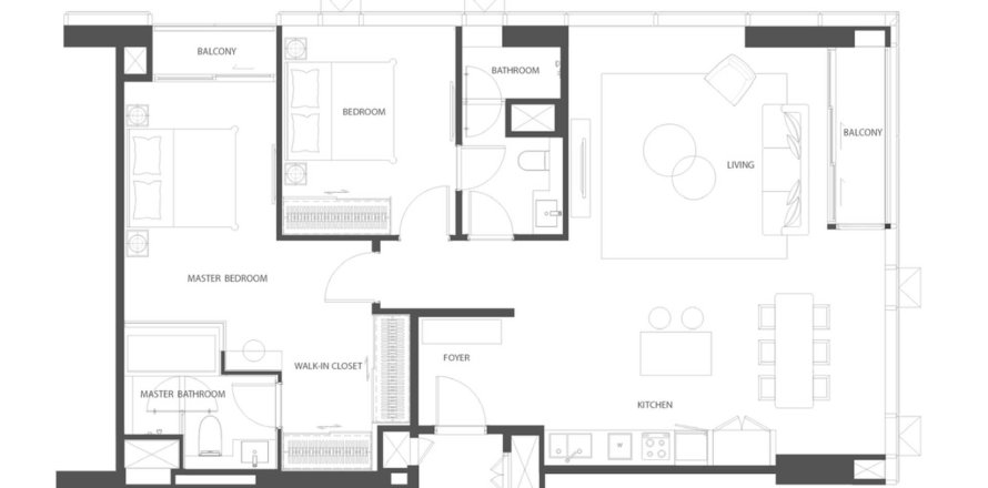 Off-Plan THE STRAND THONGLOR in Bangkok, Thailand № 9363 - Foto 1