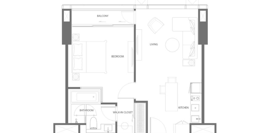 Off-Plan THE STRAND THONGLOR in Bangkok, Thailand № 9363 - Foto 1