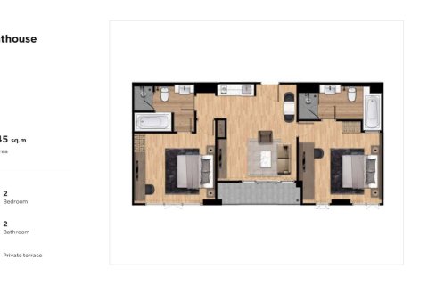 Condo à Karon, Thaïlande, 2 chambres № 165767 - photo 17