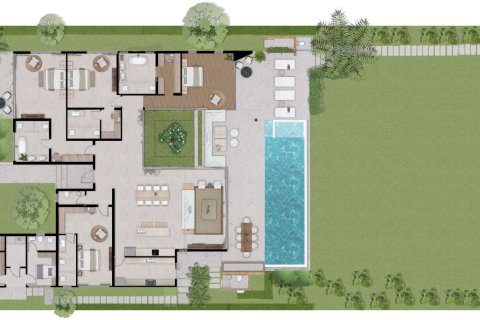Chalet de 4 dormitorios en Nakhon Si Thammarat, Tailandia № 165765 - foto 9