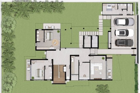 Chalet de 4 dormitorios en Nakhon Si Thammarat, Tailandia № 165764 - foto 12