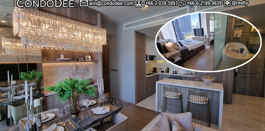 Condo in Watthana, Bangkok, Thailand, 2 bedrooms  № 200839