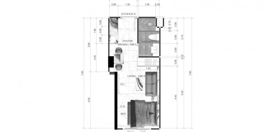 Sobre plano Avenue Boutique Condominium en Bang Lamung, Tailandia № 133128 - foto 1