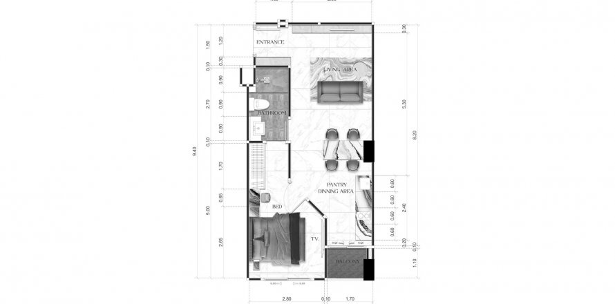 Sobre plano Avenue Boutique Condominium en Bang Lamung, Tailandia № 133128 - foto 1