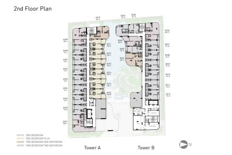Eigentumswohnung in Bangkok, Thailand, 1 Schlafzimmer  № 165237 - Foto 14