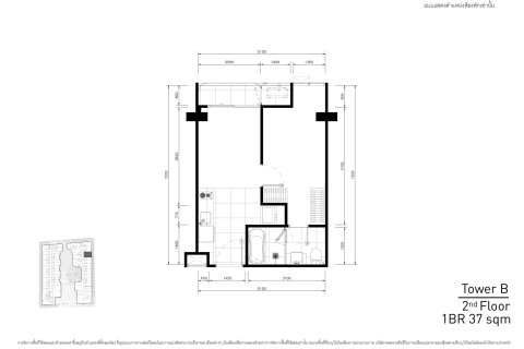 Eigentumswohnung in Bangkok, Thailand, 1 Schlafzimmer  № 165237 - Foto 13