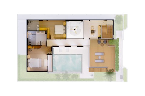 Chalet de 3 dormitorios en Layan Beach, Tailandia № 165243 - foto 21