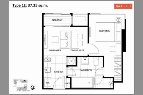 Condominio de 1 dormitorio en Bangkok, Tailandia № 183483 - foto 4