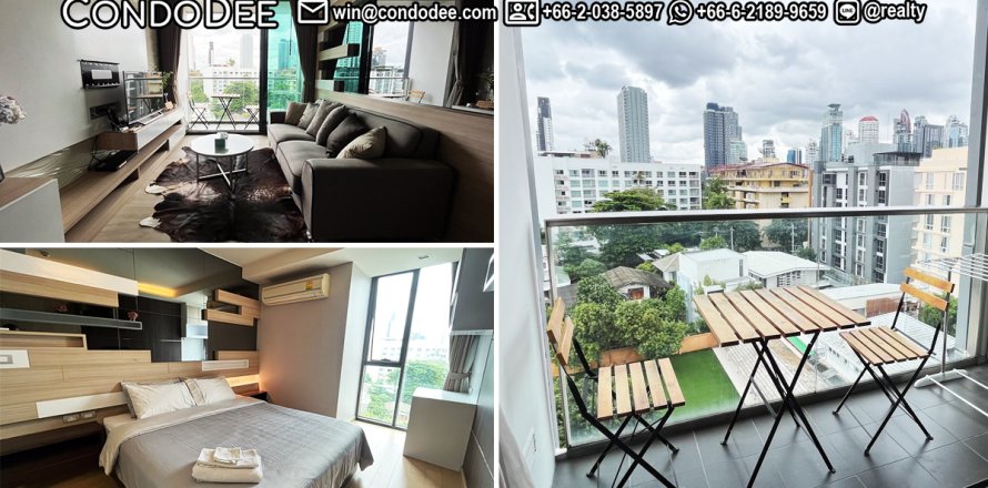 Condominio de 1 dormitorio en Watthana, Bangkok, Tailandia № 201010