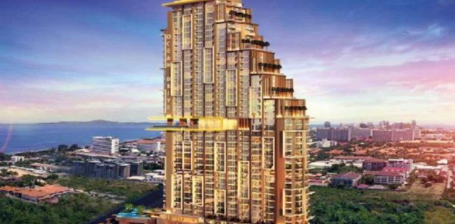 Apartamento de 1 dormitorio en Jomtien Beach, Pattaya, Tailandia № 203994