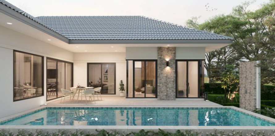 Chalet de 3 dormitorios en Hua Hin, Tailandia № 152607