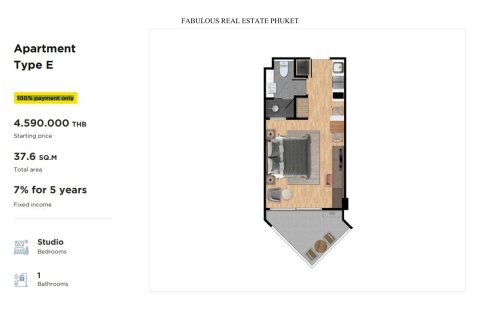 Condominio de 1 dormitorio en Rawai, Tailandia № 179722 - foto 10