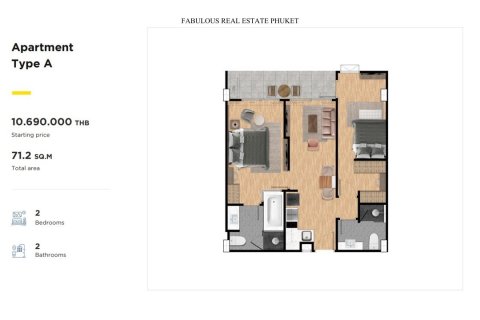 Condominio de 1 dormitorio en Rawai, Tailandia № 179722 - foto 6
