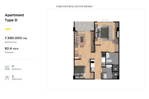 Condominio de 1 dormitorio en Rawai, Tailandia № 179722 - foto 9
